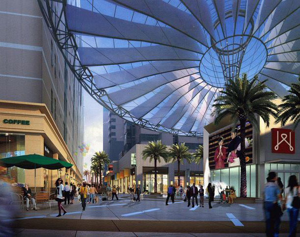 商場里面能應用膜結構建筑嗎？