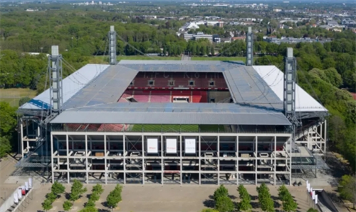 西班牙4比1大勝格魯吉亞，成功晉級八強，一起來看歐洲杯——科隆萊茵能源球場