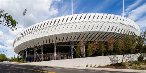 當PTFE網(wǎng)格膜成為建筑的表皮：紐約Grandstand體育場的輕盈哲學