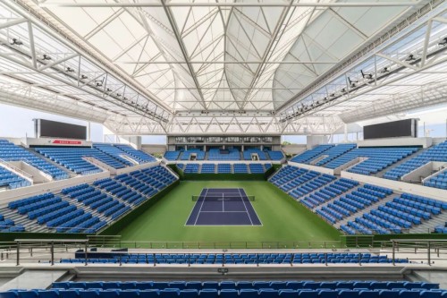 9 分鐘開(kāi)合！上海旗忠網(wǎng)球中心 2 號(hào)館膜結(jié)構(gòu)穹頂，147 天鑄就網(wǎng)壇新地標(biāo)